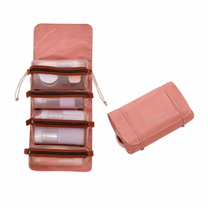 Necessaire Organizadora com 4 Compartimentos – Ideal para Maquiagem e Viagens