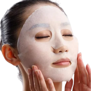 Máscara facial Stitch da Max Love com colágeno e ácido hialurônico, embalagem temática e design fofo.