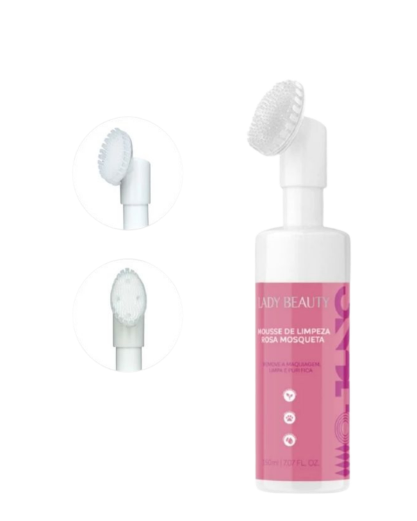 Mousse de Limpeza Facial Lady Beauty Refrescante e Hidratante - Image 2