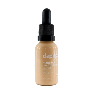 Base fluída Make Bem Basiquinha Dapop 30ml em embalagem moderna, acabamento natural para o dia a dia.
