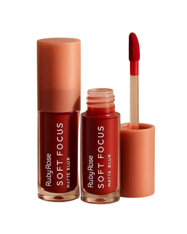 Tint Blur Soft Focus – Ruby Rose Lábios Aveludados e Duradouros