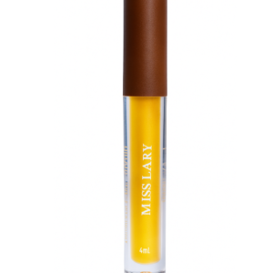 Lip Gloss Mel Honey da Miss Lary em embalagem elegante, brilho espelhado e aroma delicado de mel, ideal para lábios hidratados e luminosos.