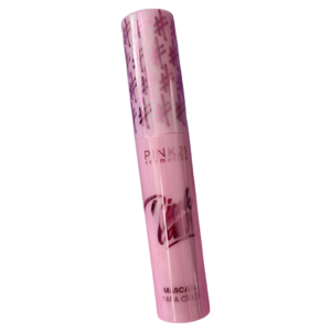 Máscara de cílios Pink Lash Pink 21 embalagem rosa com aplicador efeito boneca