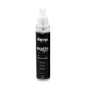 Bruma Fixadora Matte Magic Dapop 120ml com acabamento matte e longa duração.