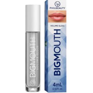 Gloss Big Mouth Phallebeauty – brilho intenso e efeito volume para lábios hidratados.