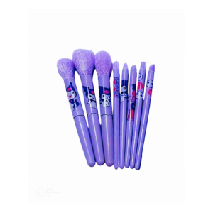 Kit de pincéis de maquiagem Turma da Hello Kitty com design exclusivo.