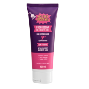 Progressiva de Chuveiro #SuperPoderes sem formol para cabelos lisos e sem frizz